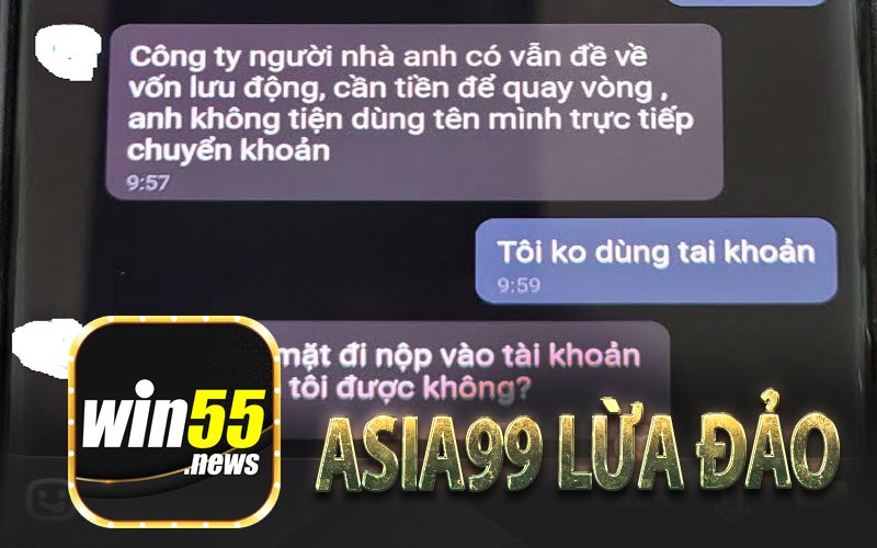 Asia99 Lừa Đảo